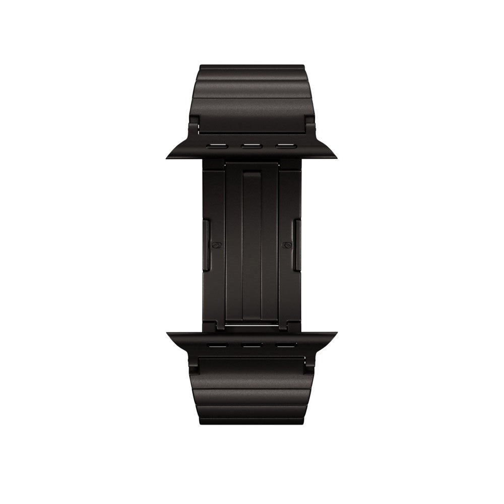 Apple Watch (42/44/SE/45/46/49) Epico UNUM Klokkerem i Rustfritt Stål – Svart