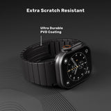 Apple Watch (42/44/SE/45/46/49) Epico UNUM Klokkerem i Rustfritt Stål – Svart