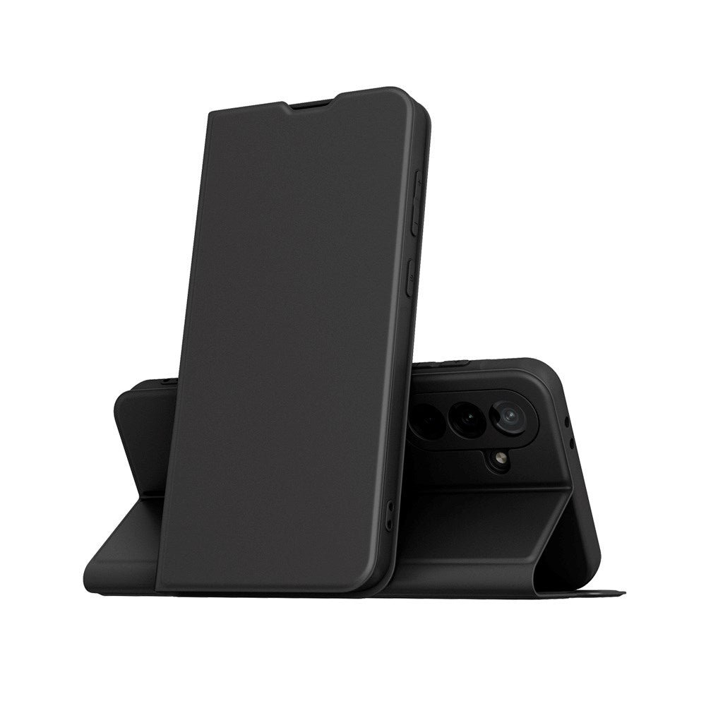 Spello Samsung Galaxy A36 (5G) Kunstskinn Flip Deksel med Stativfunksjon - Svart