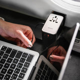 Epico UltraBoost Universal Reiseadapter 70W med 2 x USB-A 1 x USB-C - Titanium