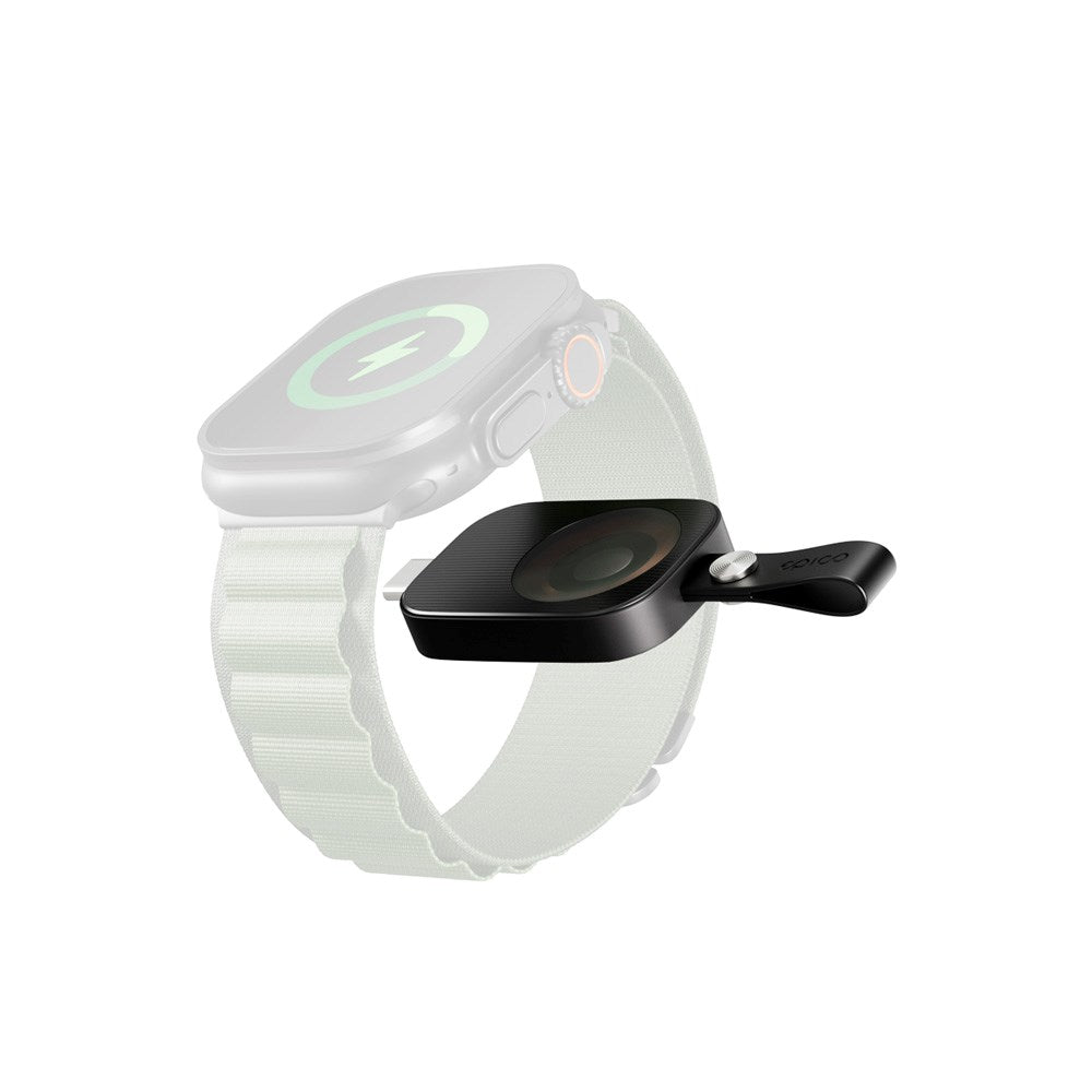 Epico UltraBase Mini USB-C Lader til Apple Watch - Svart