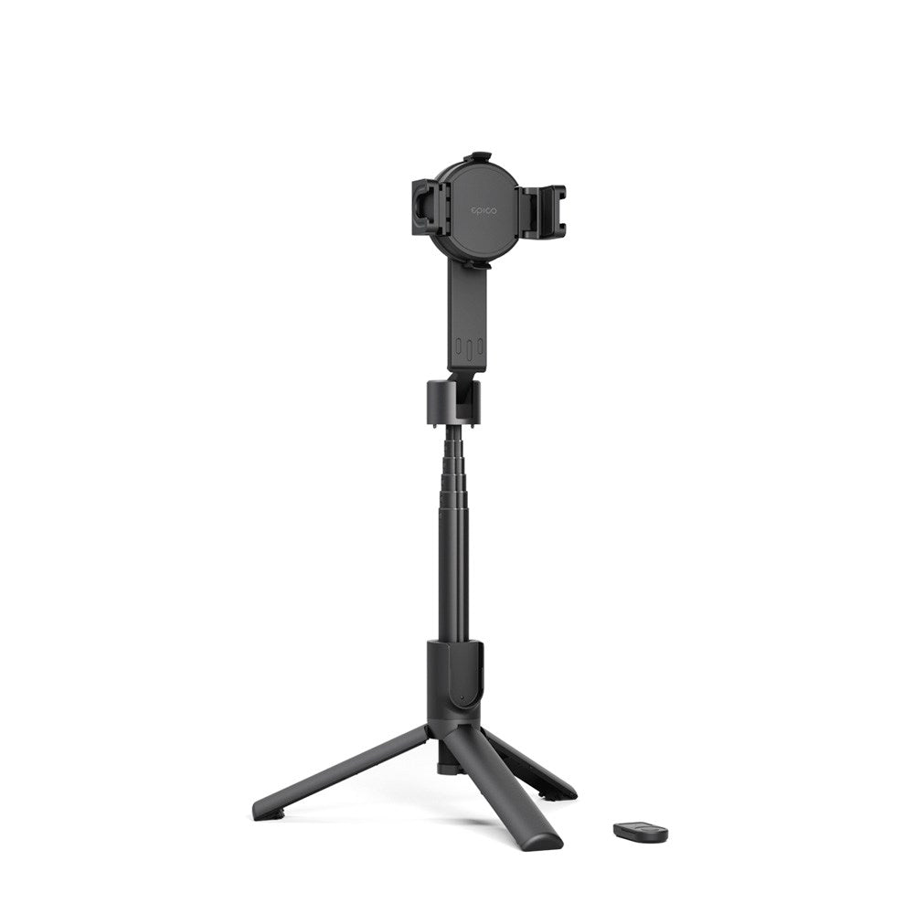 Epico 2-i-1 Tripod Mag+ Selfie Stick - Sammenleggbar - MagSafe Kompatibel - Svart