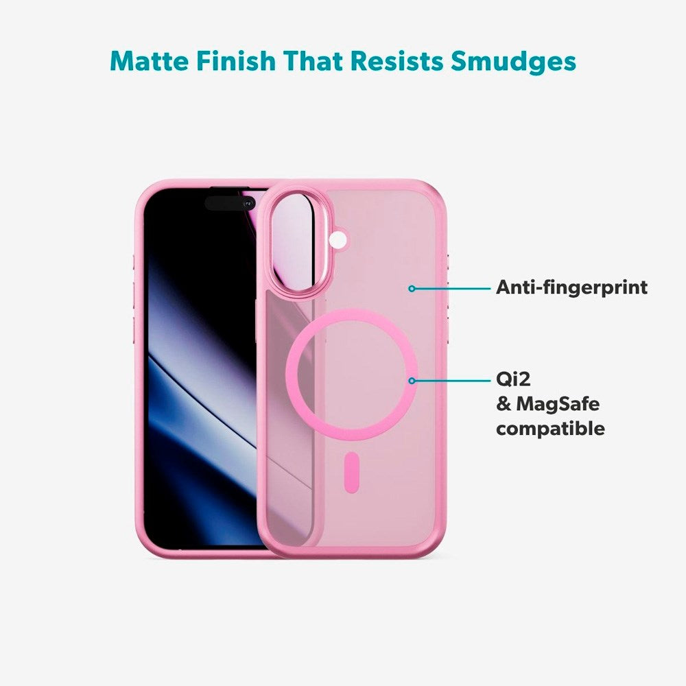 iPhone 17 Epico HeroMatte Pro Mag+ Deksel - MagSafe Kompatibel - Rosa