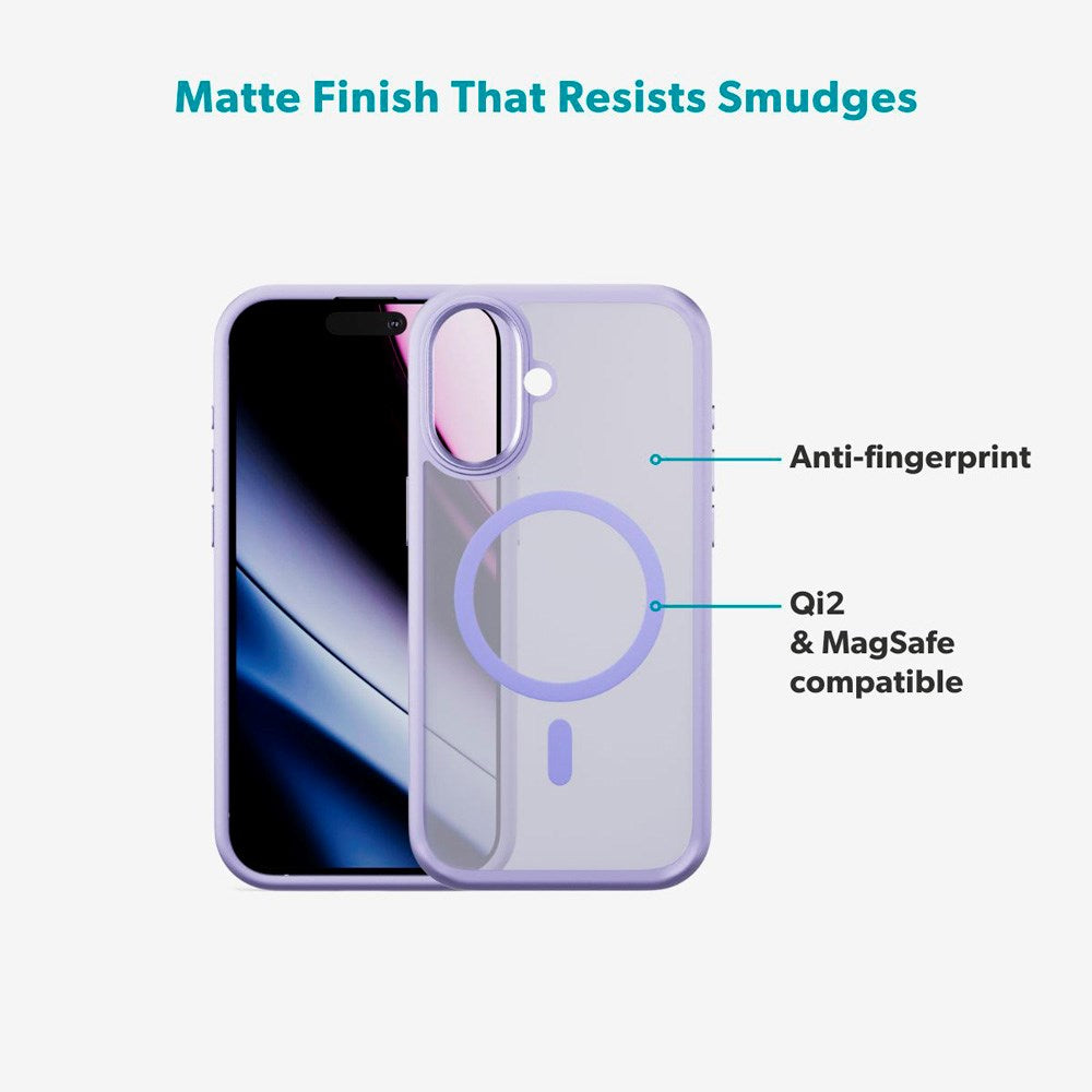 iPhone 17 Epico HeroMatte Pro Mag+ Deksel - MagSafe Kompatibel - Lilla
