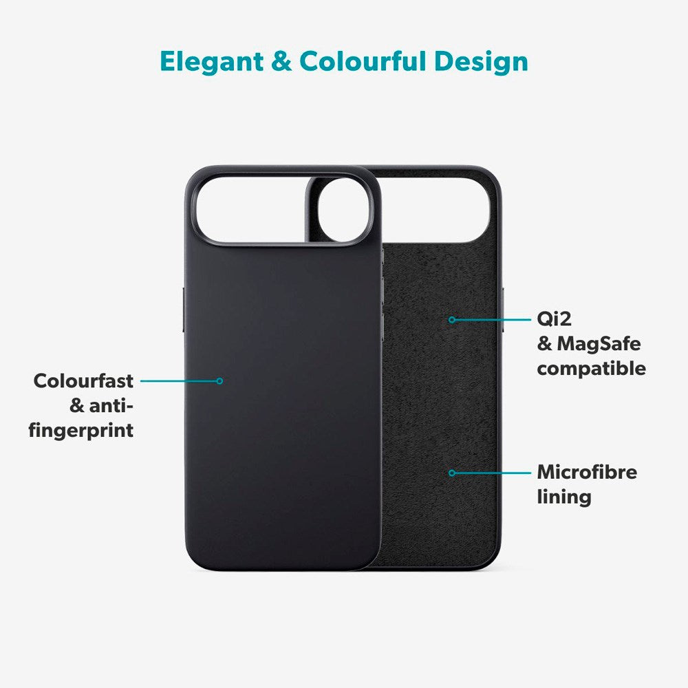 iPhone Air Epico Silicone Pro Mag+ Deksel - MagSafe Kompatibel - Black