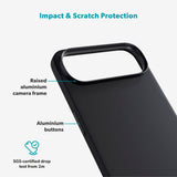 iPhone Air Epico Silicone Pro Mag+ Deksel - MagSafe Kompatibel - Black