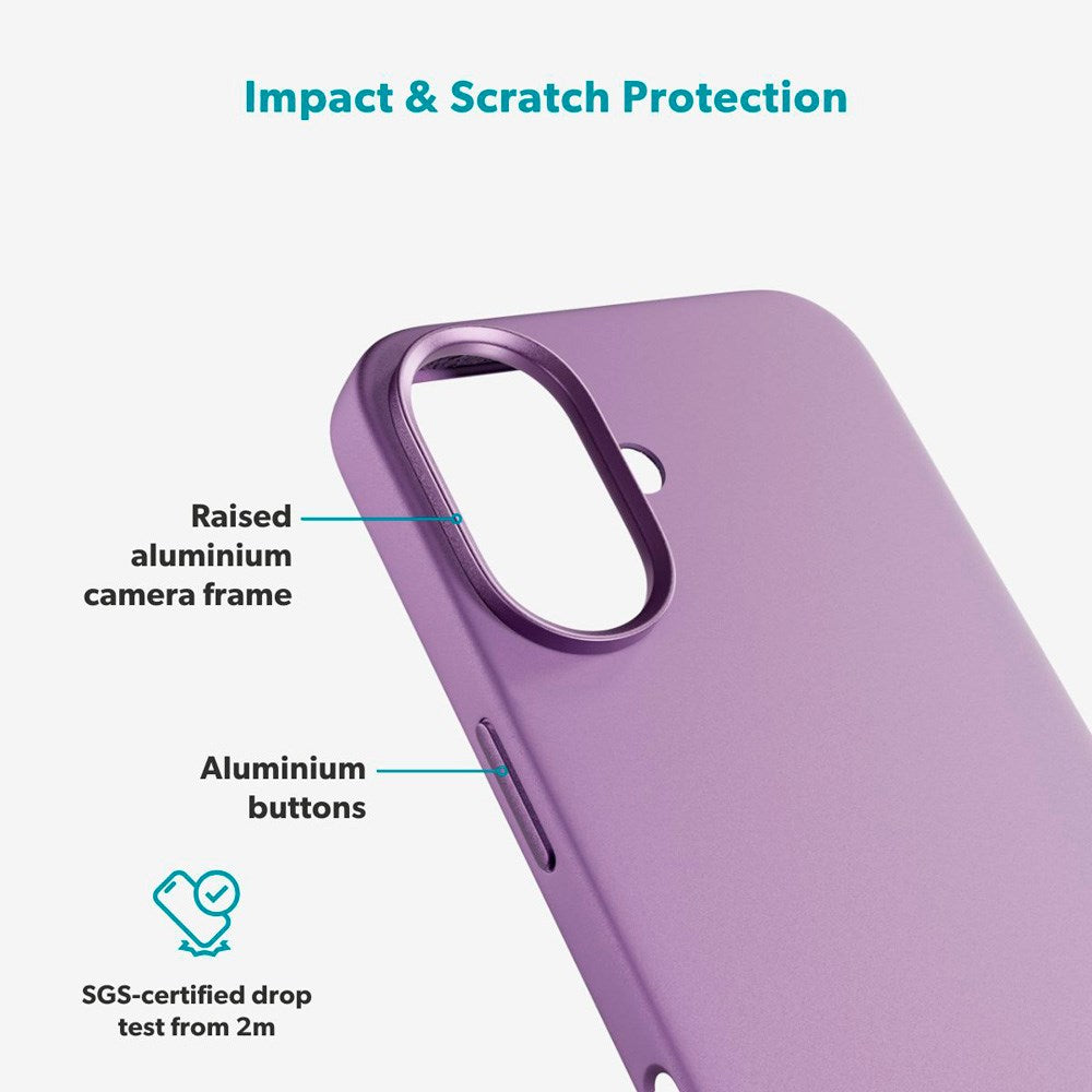 iPhone 17 Epico Silicone Pro Mag+ Deksel - MagSafe Kompatibel - Purple