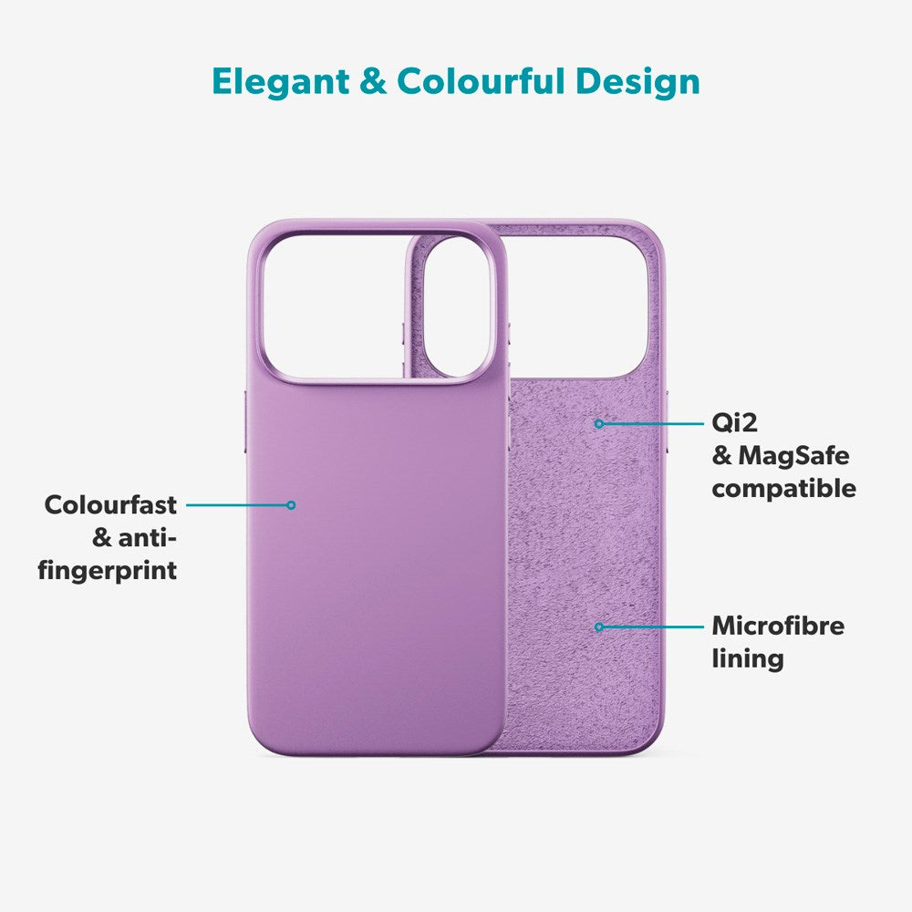 iPhone 17 Pro Max Epico Silicone Pro Mag+ Deksel - MagSafe Kompatibel - Purple