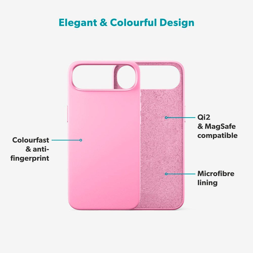 iPhone Air Epico Silicone Pro Mag+ Deksel - MagSafe Kompatibel - Hot Pink