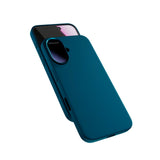 iPhone 17 Epico Silicone Pro Mag+ Deksel - MagSafe Kompatibel - Petrol Blue