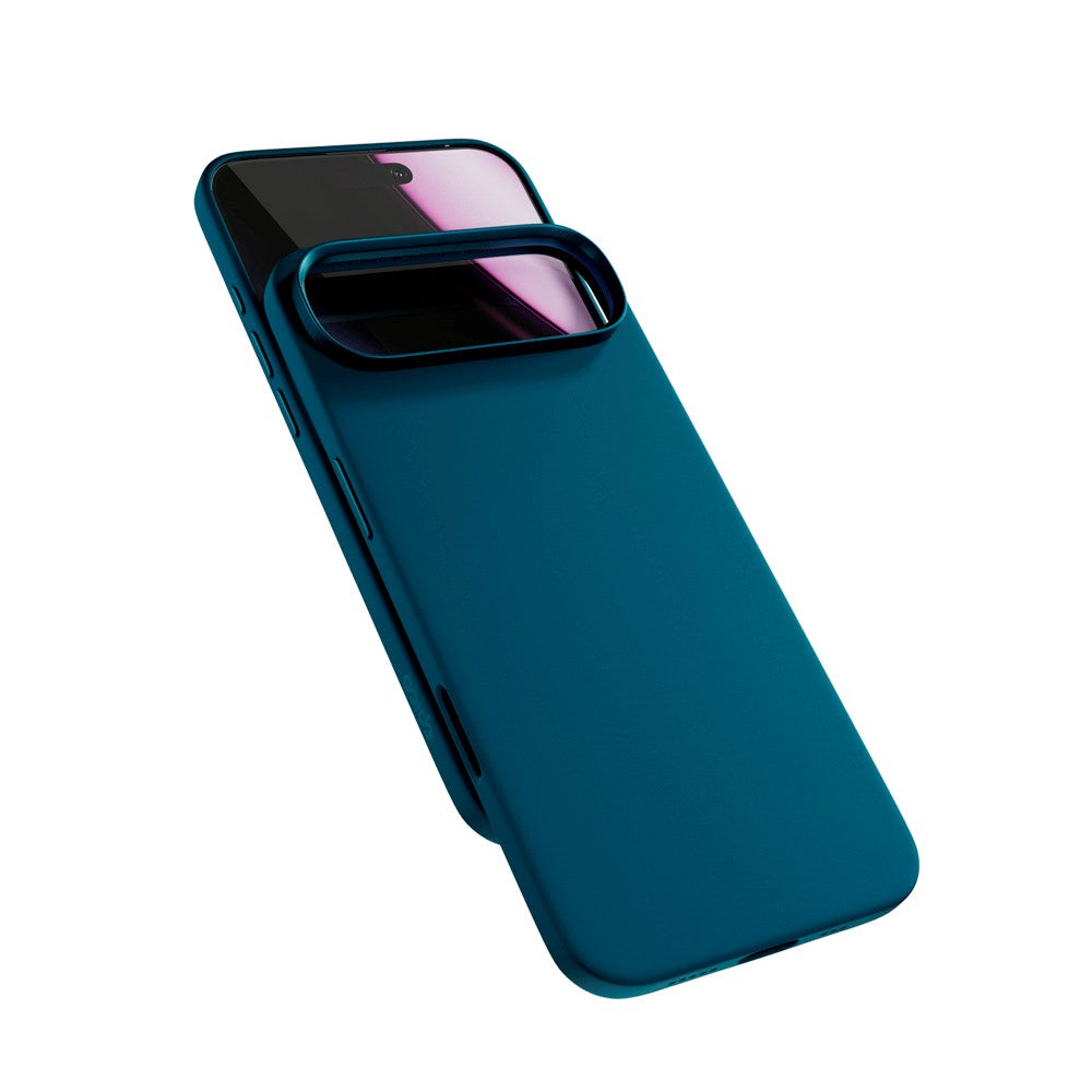 iPhone Air Epico Silicone Pro Mag+ Deksel - MagSafe Kompatibel - Petrol Blue