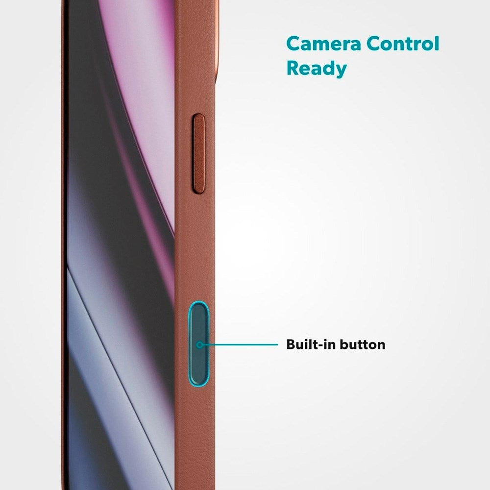 iPhone 17 Pro Max Epico Leather Pro Mag+ Deksel - MagSafe Kompatibel - Brun