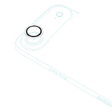 iPhone Air Epico Glass Lens Kameralinsebeskyttelsesglass m. Monteringsramme - Gjennomsiktig