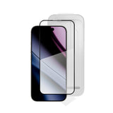 iPhone Air Epico AntiReflective Glass 3D Skjermbeskyttelsesglass m. Monteringsramme - Gjennomsiktig