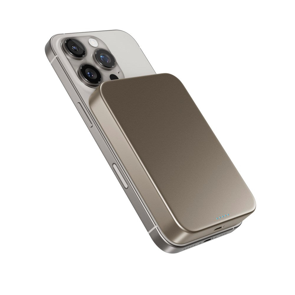 Epico UltraPack Qi2 Mag+ PowerBank 10.000 mAh - MagSafe Kompatibel - Titanium