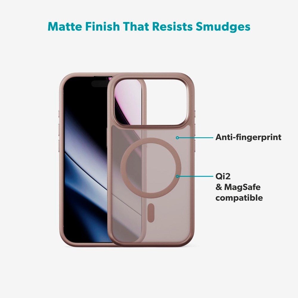 iPhone 17 Pro Max Epico HeroMatte Pro Mag+ Deksel - MagSafe Kompatibel - Brun