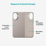 iPhone 17 Epico Silicone Pro Mag+ Deksel - MagSafe Kompatibel - Titanium