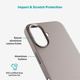 iPhone 17 Epico Silicone Pro Mag+ Deksel - MagSafe Kompatibel - Titanium