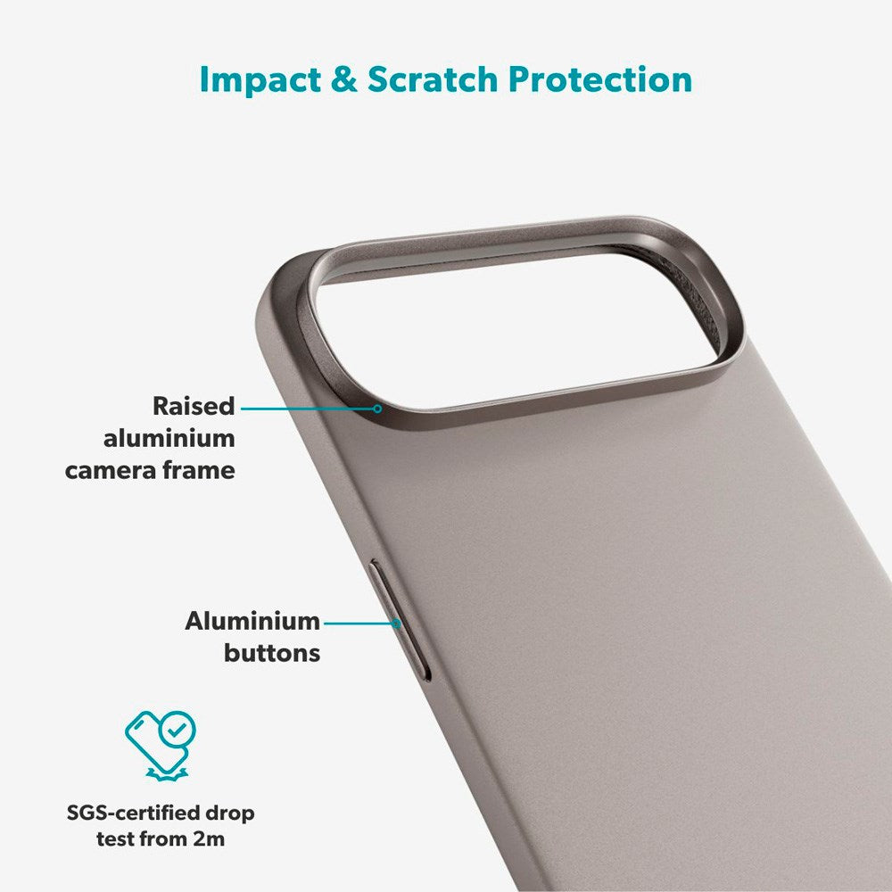 iPhone Air Epico Silicone Pro Mag+ Deksel - MagSafe Kompatibel - Titanium