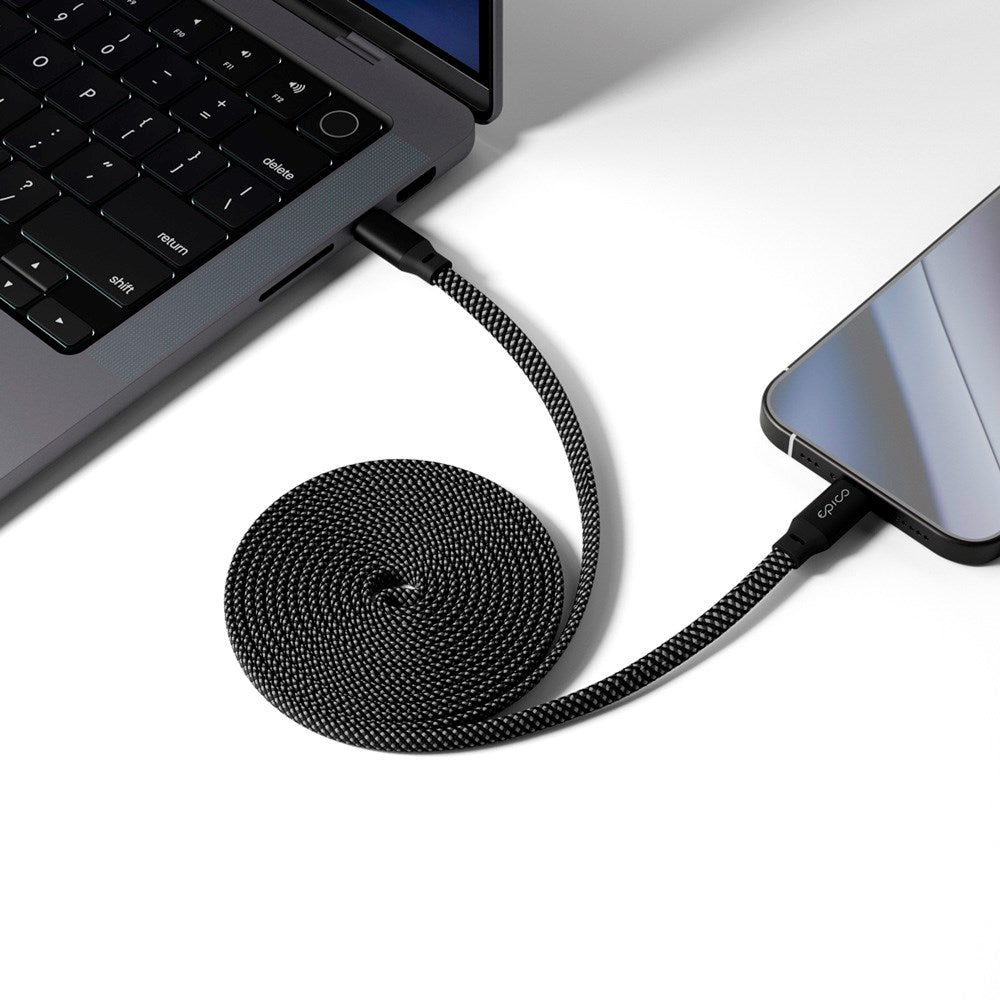 Epico UltraLink 240W Magnetisk USB-C til USB-C Kabel - Svart