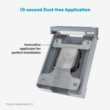 Apple Watch 11 / 10 (46mm) Epico SlimCeramic 3D Glass m. Installasjonsverktøy - Gjennomsiktig