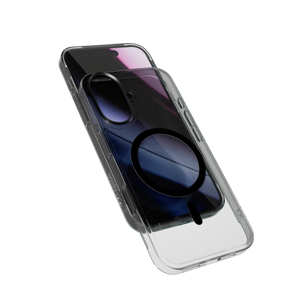 iPhone 17 Epico SlimGlass Pro Mag+ Deksel - MagSafe Kompatibel - Svart
