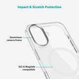 iPhone 17 Epico SlimGlass Pro Mag+ Deksel - MagSafe Kompatibel - Gjennomsiktig