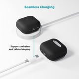 Apple AirPods Pro (3. gen.) Epico Ekte Skinn Deksel - Svart