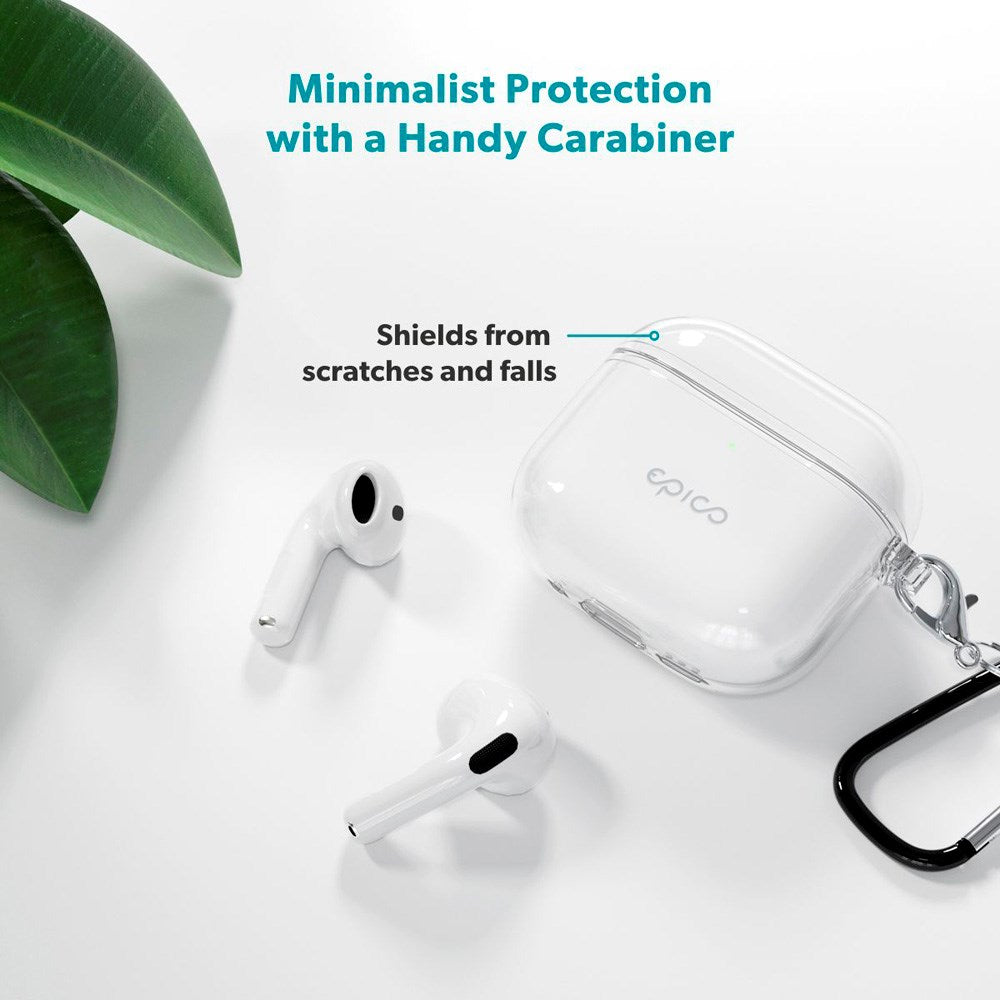 Apple AirPods Pro (3. gen.) Epico Transparent Deksel - Gjennomsiktig