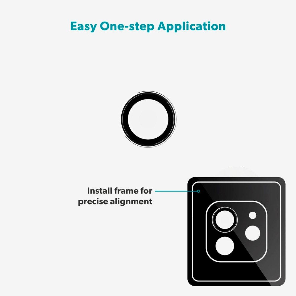 iPad Pro 11" (2025 / 2024) / Pro 13" (2025 / 2024) Epico Kameralinsebeskyttelsesglass m. Installasjonsramme - Gjennomsiktig