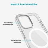 iPhone 17 Epico Beskyttelsessett - MagSafe Deksel & Skjermbeskytter - Gjennomsiktig