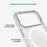 iPhone 17 Pro Max Epico Beskyttelsessett - MagSafe Deksel & Skjermbeskytter - Gjennomsiktig