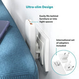 Epico Travel UltraBoost Flat 65W Vegglader m. 2 x USB-C & 1 x USB-A – Hvit