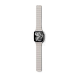 Apple Watch (42/44/SE/45/46/49) Epico Magnetic+ Silikone Klokkereim - Starlight / Rosa