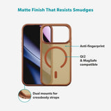 iPhone 17 Pro Max Epico HeroMatte Pro Mag+ Deksel m. Kamerabeskyttelse - MagSafe Kompatibel - Oransje