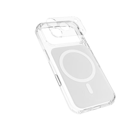 iPhone 17 Pro Epico Tile Mag+ Deksel - MagSafe Kompatibel - Gjennomsiktig / Hvit