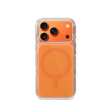 iPhone 17 Pro Epico Tile Mag+ Deksel - MagSafe Kompatibel - Gjennomsiktig / Oransje