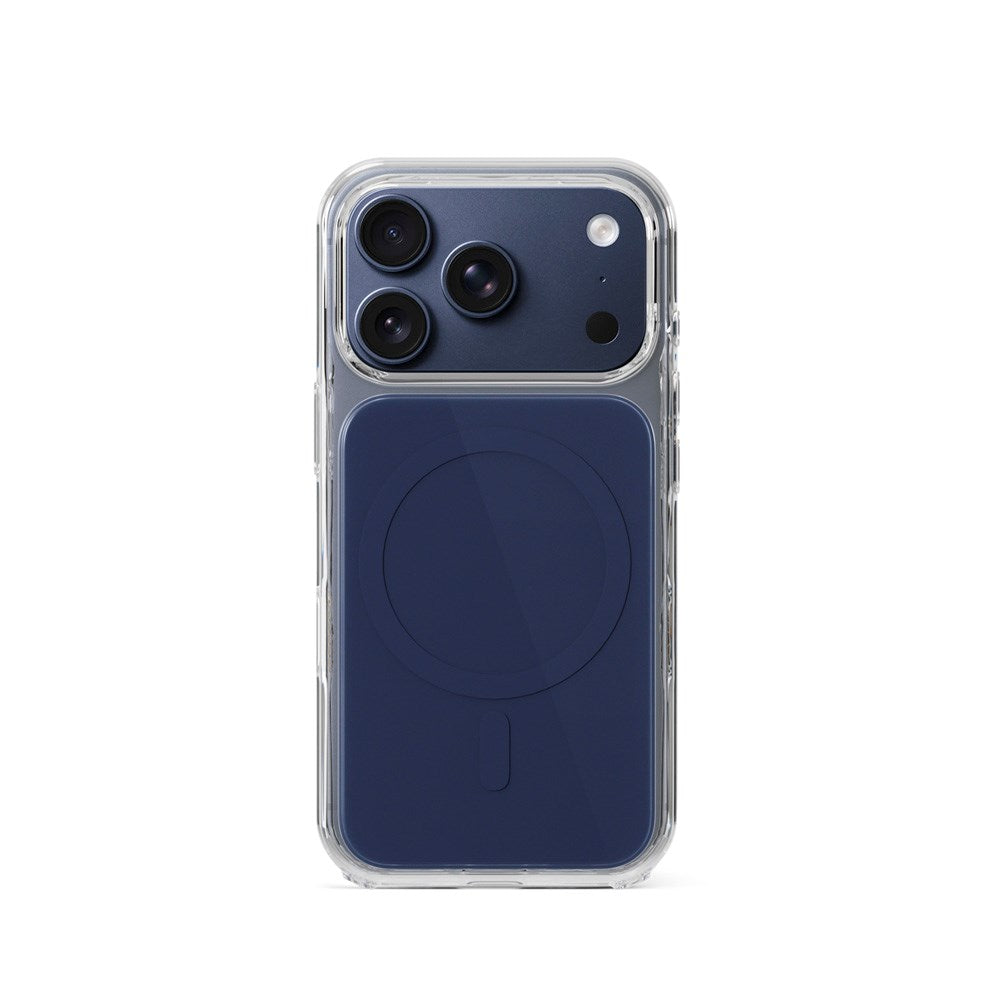 iPhone 17 Pro Max Epico Tile Mag+ Deksel - MagSafe Kompatibel - Gjennomsiktig / Blå