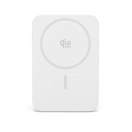 Epico UltraPack EM75 Alu Mag+ Trådløs PowerBank - 25W & 10.000 mAh - Qi2 / MagSafe Kompatibel - Sølv