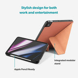iPad 11" (2025) / 10.9" (2024 / 2022) Epico SolidWoven Flip Deksel - Sienna