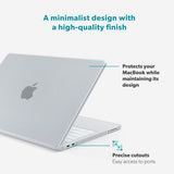 MacBook Neo 13 A18 Pro (2026) Epico Slim Shell - Matt Gjennomsiktig