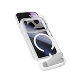 iPhone 18 Pro Max / 17 Pro Max Epico HeroStand Pro Mag+ Deksel m. Kamerabeskyttelse & Ståfunksjon - MagSafe Kompatibel - Gjennomsiktig