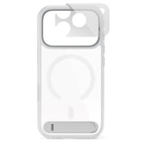 iPhone 18 Pro Max / 17 Pro Max Epico HeroStand Pro Mag+ Deksel m. Kamerabeskyttelse & Ståfunksjon - MagSafe Kompatibel - Gjennomsiktig