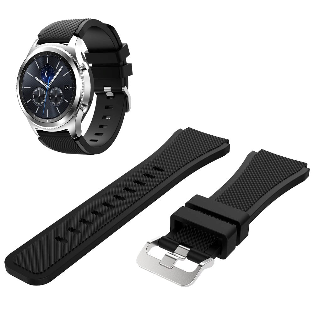 Samsung Classic Frontier Silicone Watchband (22mm) - Svart