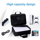 Veske til PS5 med Oppbevaring & Skulderstropp - Svart / Blå