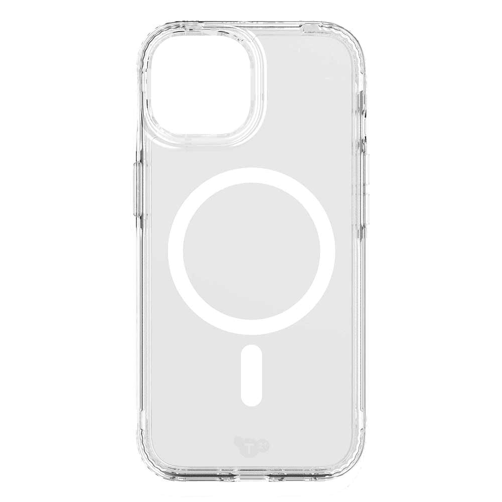 iPhone 15 Tech21 EVO Clear Deksel - MagSafe-Kompatibel - Transparent