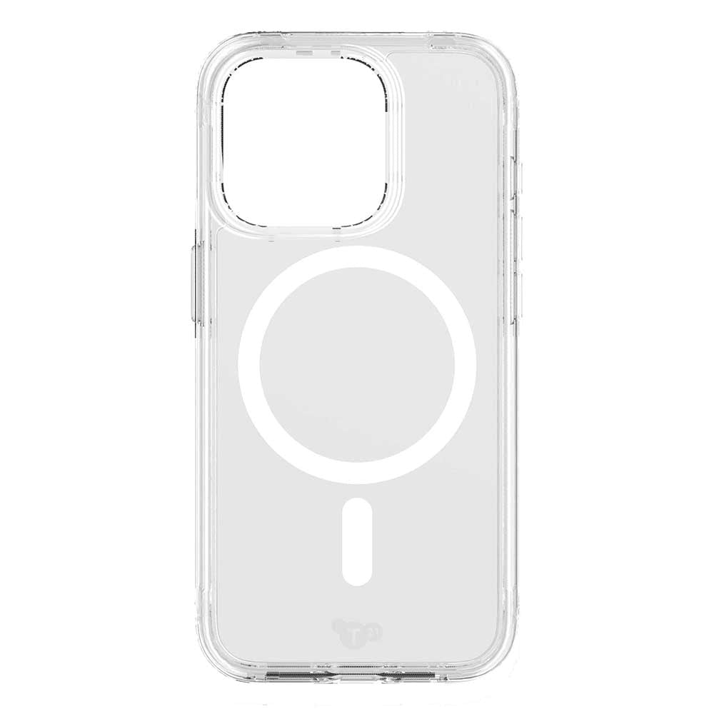 iPhone 15 Pro Tech21 EVO Clear Deksel - MagSafe-Kompatibel - Transparent