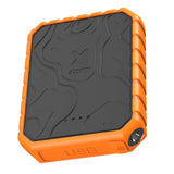 Xtorm Rugged Powerbank 18W - 2 x USB-A QC & 1 x USB-C PD - 10.000 mAh - Svart / Oransje