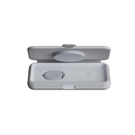 Xtorm 3-i-1 Sammenleggbar Trådløs Reise­lader 15W – MagSafe Kompatibel - Hvit