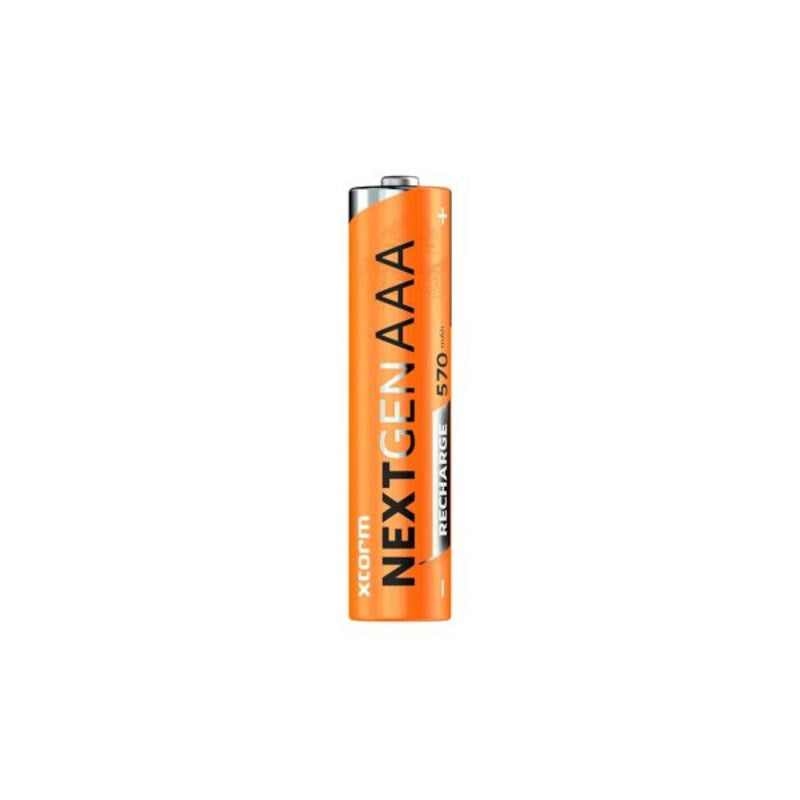 Xtorm NextGen Oppladbare USB-C AAA-Batterier - 4 stk - Oransje